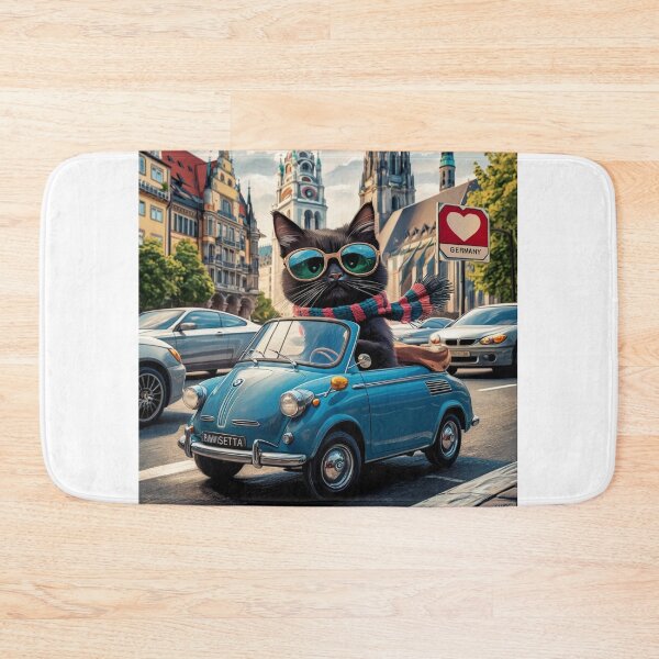 Item preview, Cat on tour - I love Germany! - Munich designed and sold by lavka-xd.
