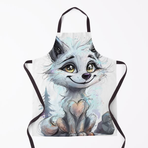 Item preview, Cartoon Wolf Illustration With Exaggerated Features And Playful Details designed and sold by estampavibe.