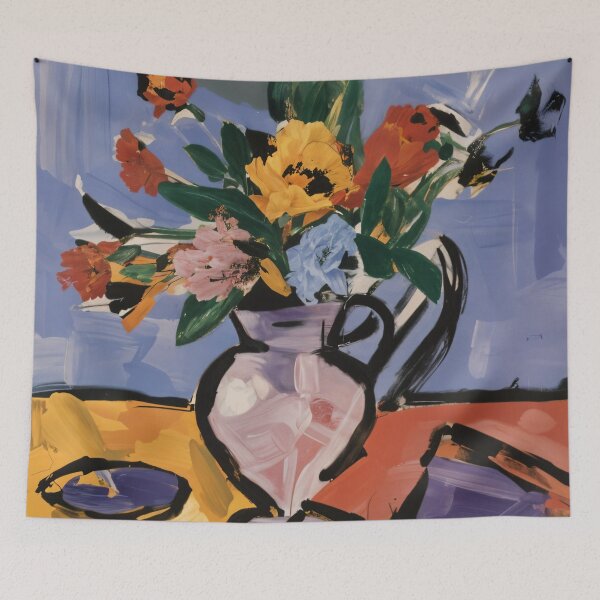 Item preview, Abstract Modern Minimalistic Flowers In A Vase designed and sold by Sizani.
