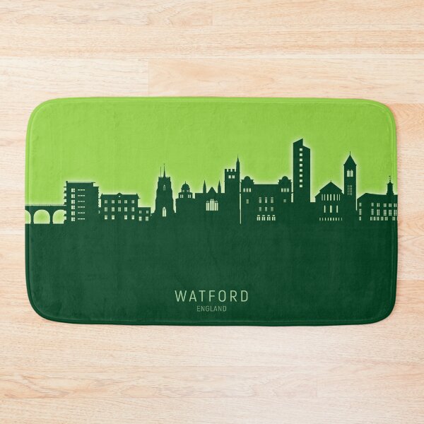 Item preview, Watford England Skyline designed and sold by ArtPrints.