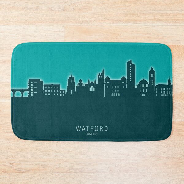 Item preview, Watford England Skyline designed and sold by ArtPrints.
