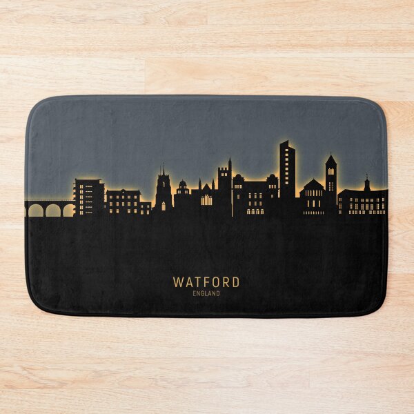 Item preview, Watford England Skyline designed and sold by ArtPrints.
