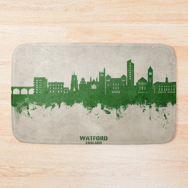 Item preview, Watford England Skyline designed and sold by ArtPrints.