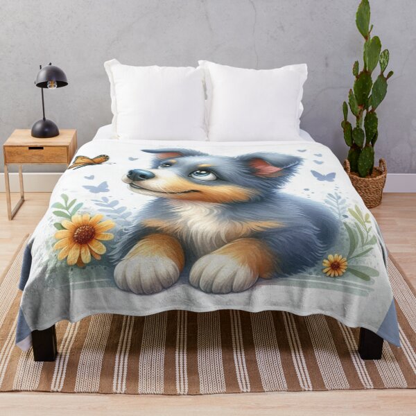 Item preview, my scruffy blue pup with butterfly designed and sold by Zelda50.