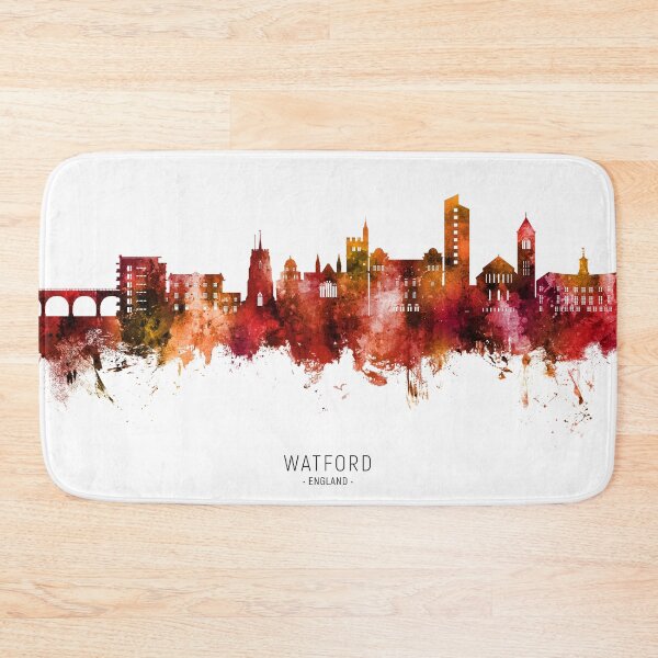 Item preview, Watford England Skyline designed and sold by ArtPrints.