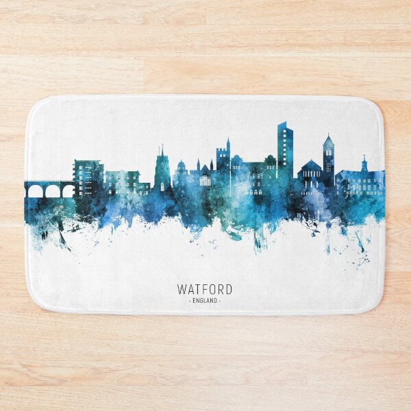 Item preview, Watford England Skyline designed and sold by ArtPrints.