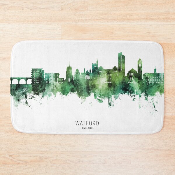 Item preview, Watford England Skyline designed and sold by ArtPrints.