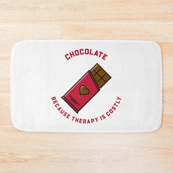 Item preview, Chocolate Because Therapy is Costly designed and sold by DiscoverDreams1.