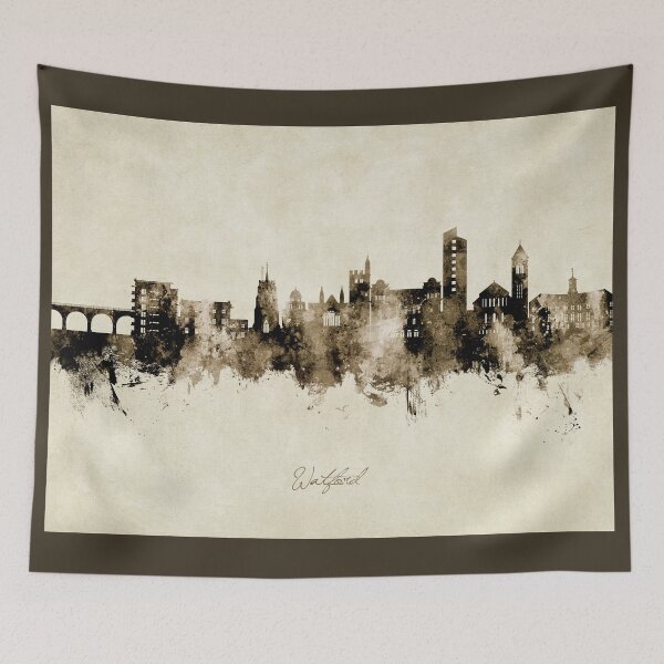 Item preview, Watford England Skyline designed and sold by ArtPrints.