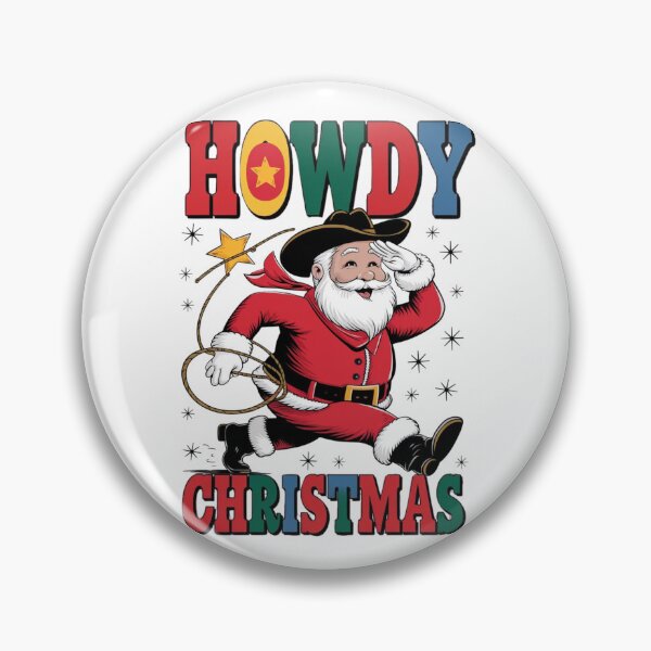 Item preview, Western Christmas Howdy Santa CLASSIC T-Shirt designed and sold by inkfluenceart.