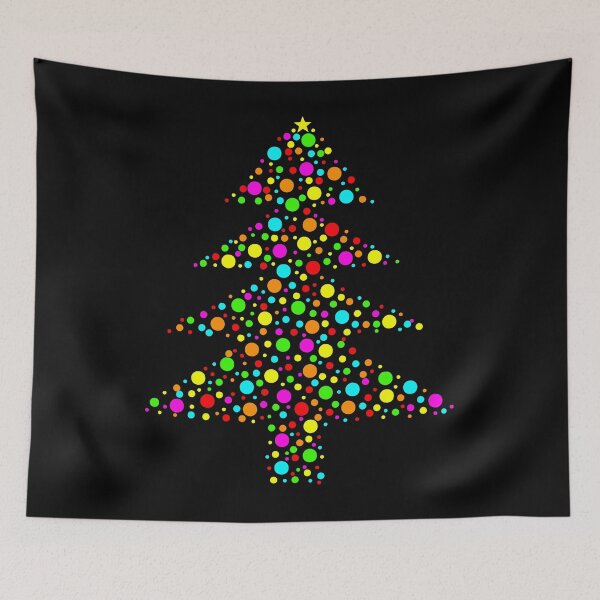 Item preview, Fir Tree Made Of Colorful Soap Bubbles designed and sold by Svenniibee.