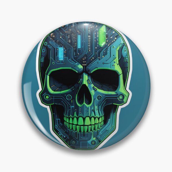 Item preview, Cyberpunk Tech skull  designed and sold by EDigitalStore.
