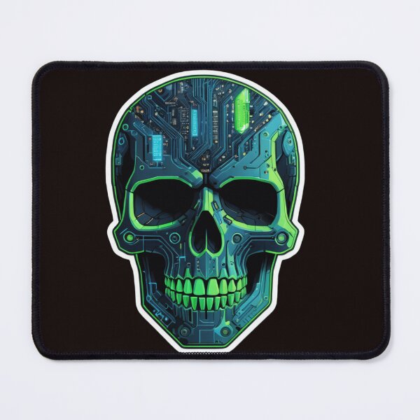 Item preview, Cyberpunk Tech skull designed and sold by EDigitalStore.