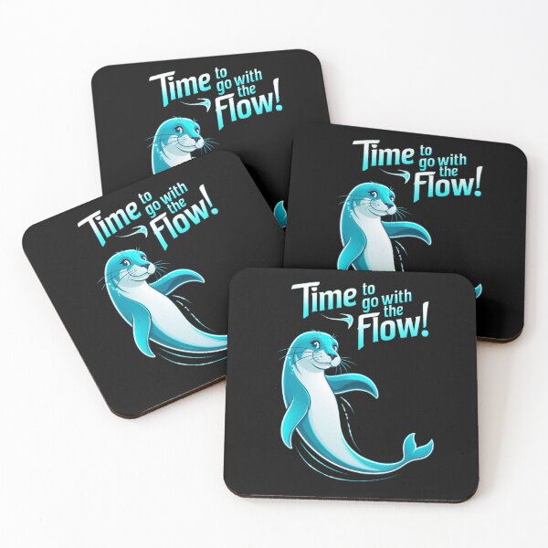 Item preview, "Time to Go with the Flow! – Sea Lion Spirit Animal Art by LaLi Designs" designed and sold by LaLi-Designs.