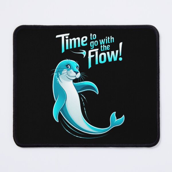 Item preview, "Time to Go with the Flow! – Sea Lion Spirit Animal Art by LaLi Designs" designed and sold by LaLi-Designs.
