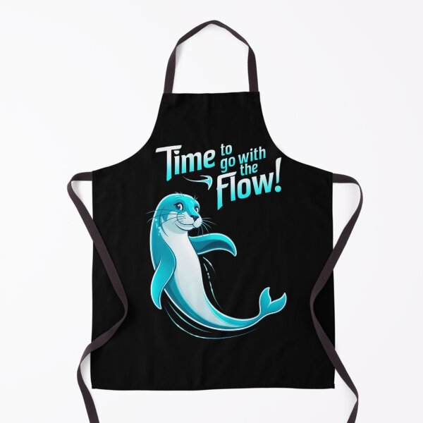 Item preview, "Time to Go with the Flow! – Sea Lion Spirit Animal Art by LaLi Designs" designed and sold by LaLi-Designs.