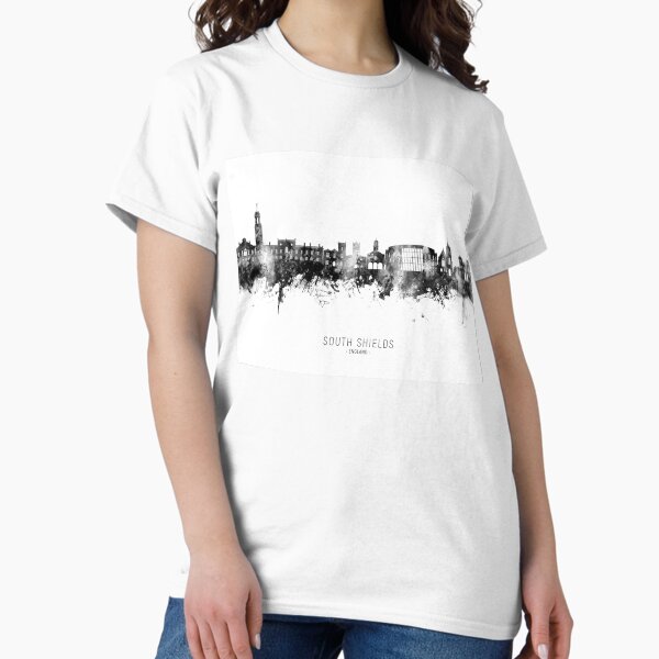 Item preview, South Shields England Skyline designed and sold by ArtPrints.