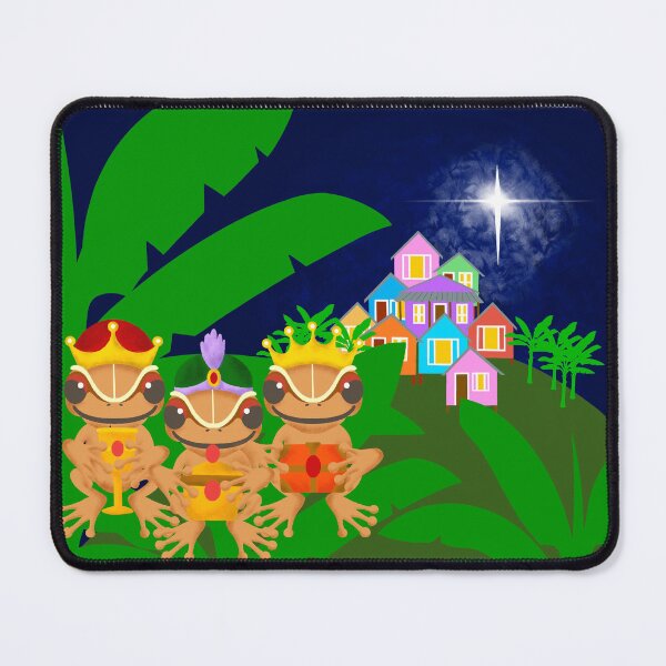 Item preview, Three Coquí Field designed and sold by Rosita Martinez Art.