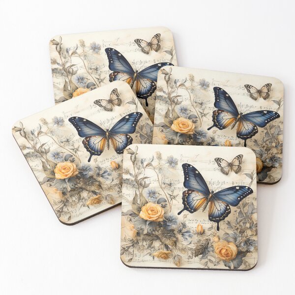 Item preview, Romantic Butterflies and Roses - Music Butterflies designed and sold by Frame & Fold.