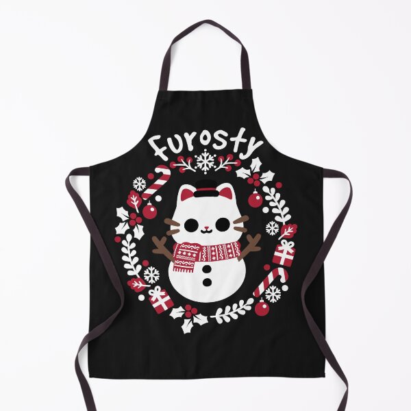 Item preview, furosty che snowcat christmas puns designed and sold by NemiMakeit.