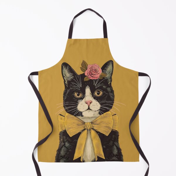 Item preview, Charming Cat with Bow | Elegant Pet Illustration   designed and sold by simonasarno.