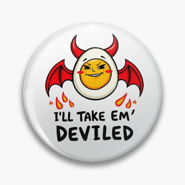 Item preview, Funny Deviled Egg Art | I'll Take 'Em Deviled Design designed and sold by svarupa.