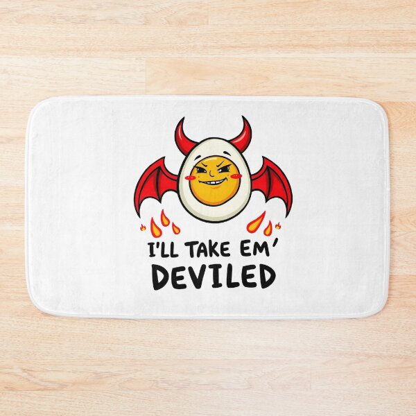 Item preview, Funny Deviled Egg Art | I'll Take 'Em Deviled Design designed and sold by svarupa.