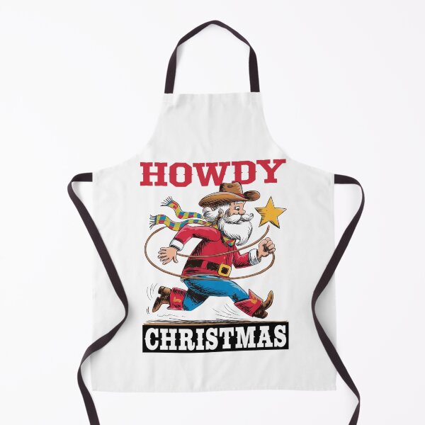 Item preview, Western Christmas Howdy Santa STICKER designed and sold by inkfluenceart.