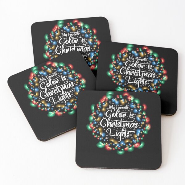 Item preview, Funny My Favorite Color Is Christmas Lights Xmas Happy Holiday designed and sold by 07Art.