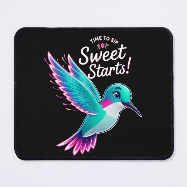 Item preview, "Time to Sip Sweet Starts" Hummingbird Illustration by LaLi Designs designed and sold by LaLi-Designs.
