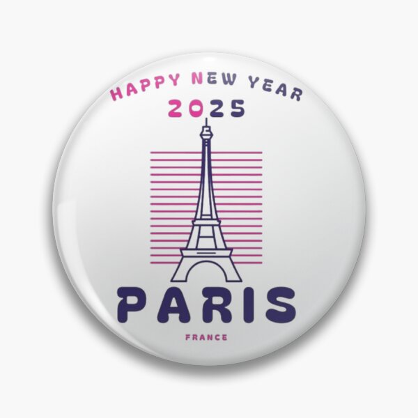 Item preview, Happy New Year Paris France 2025 T-shirt designed and sold by Scouts4ever.