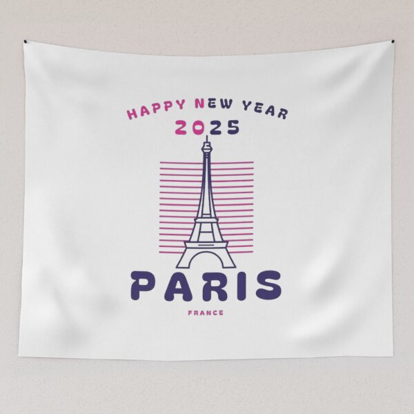 Item preview, Happy New Year Paris France 2025 T-shirt designed and sold by Scouts4ever.