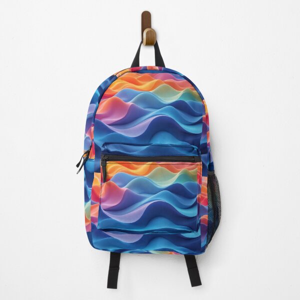 Item preview, Dynamic 3D Abstract Background with Textured Waves and Gradient Colors for Modern Designs designed and sold by AlwaysHome.