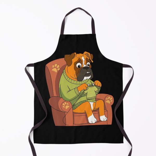 Item preview, Funny boxer dog.Boxer dog knittin.Boxer lover. designed and sold by JAGA-ALIME.