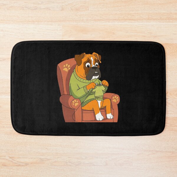 Item preview, Funny boxer dog.Boxer dog knittin.Boxer lover. designed and sold by JAGA-ALIME.