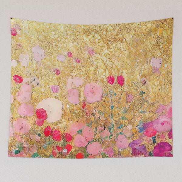 Item preview, Gustav Klimt Pink and Gold designed and sold by maniacfitness.