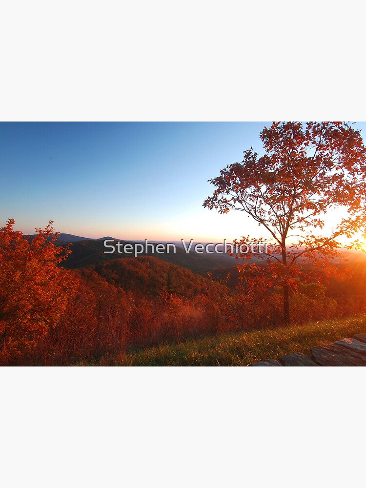 Thumbnail 3 of 3, Canvas Print, Shenandoah Autumn Sunrise designed and sold by svecchiotti.