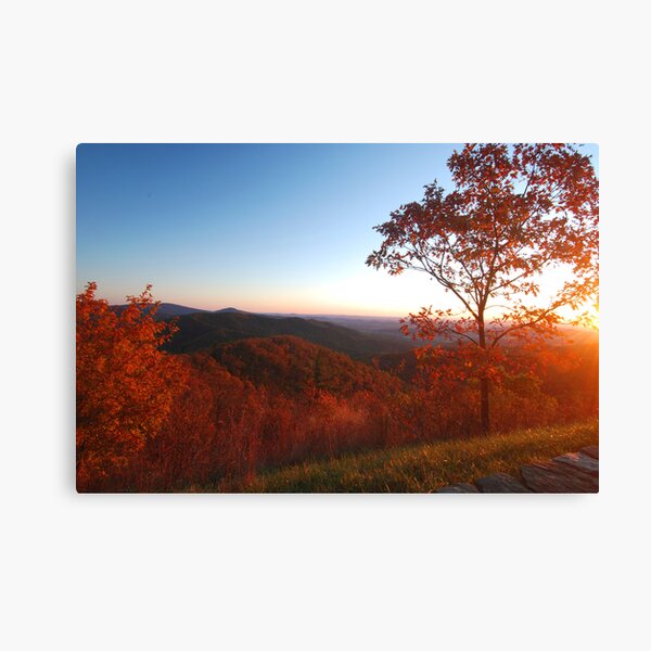 Shenandoah Autumn Sunrise Canvas Print