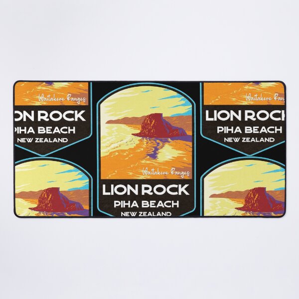 Item preview, Piha Beach Lion Rock designed and sold by JordanHolmes.