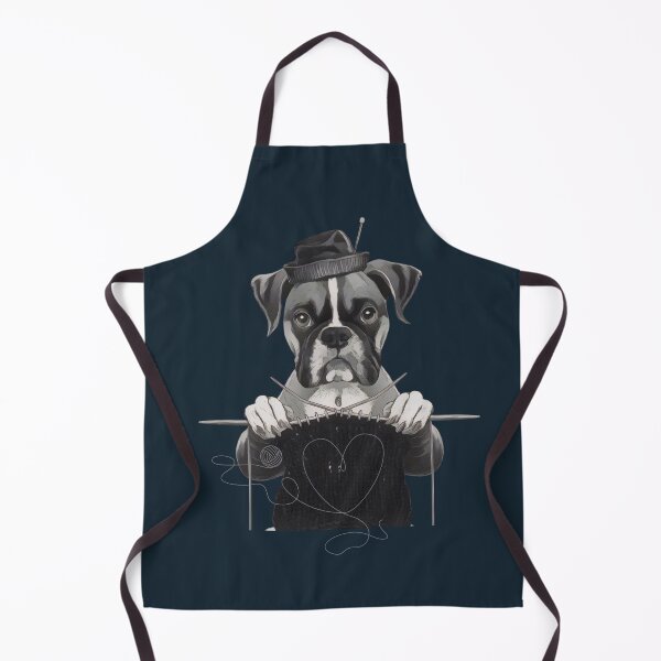 Item preview, Funny boxer dog.Boxer dog knittin.Boxer lover. designed and sold by JAGA-ALIME.