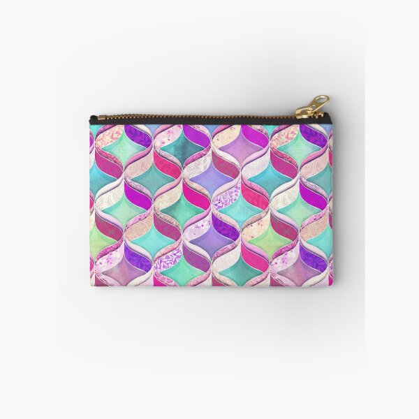 Item preview, Patchwork Ribbon Ogee Pattern with Pink & Purple designed and sold by micklyn.