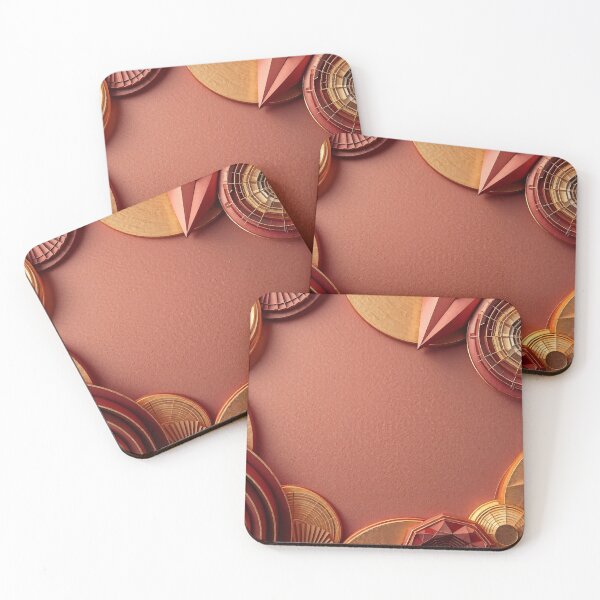 Item preview, Elegant 3D Background with Geometric Patterns and Rich Colors for Sophisticated Spaces designed and sold by AlwaysHome.