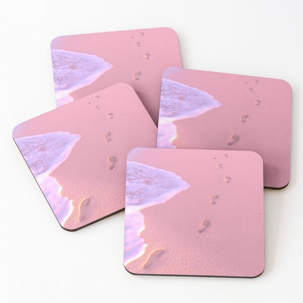 Item preview, Footprints on pink sand designed and sold by Topmel.