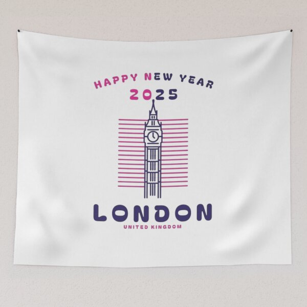 Item preview,  Happy New Year London UK 2025 T-shirt designed and sold by Scouts4ever.