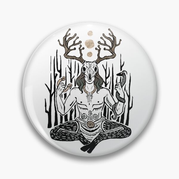 Item preview, The King of Wild Things, Cernunnos designed and sold by witchlingart.