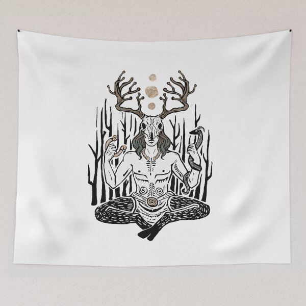 Item preview, The King of Wild Things, Cernunnos designed and sold by witchlingart.