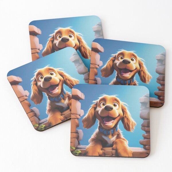Item preview, Cocker Spaniel Breaking Through A Wall designed and sold by TheSilentArtists.