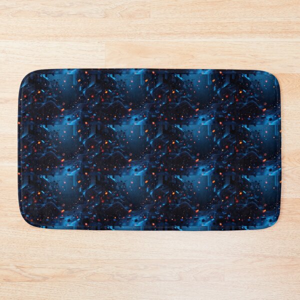 Item preview, High-Tech 3D Background with Digital Patterns and Reflective Surfaces designed and sold by AlwaysHome.