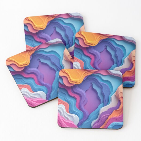 Item preview, Abstract 3D Background with Layered Textures and Bold Colors for Impactful Designs designed and sold by AlwaysHome.