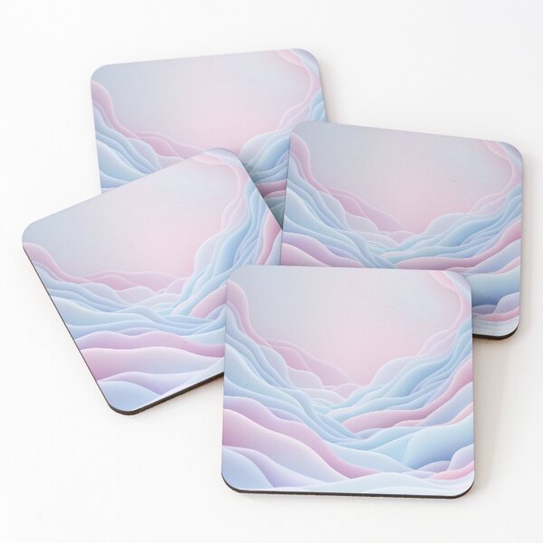 Item preview, Dreamy 3D Background with Soft Curves and Pastel Colors for Whimsical Designs designed and sold by AlwaysHome.